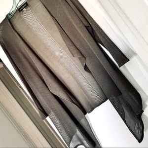 AUGUST SILK | Waterfall Draped High-Low Cardigan